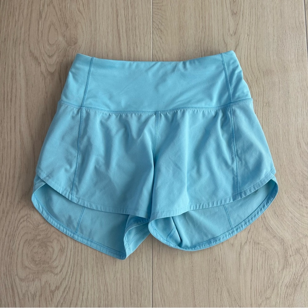 Lululemon Athletica Sky Blue Athletic Shorts